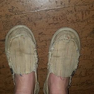 Well loved sanuk slip ons